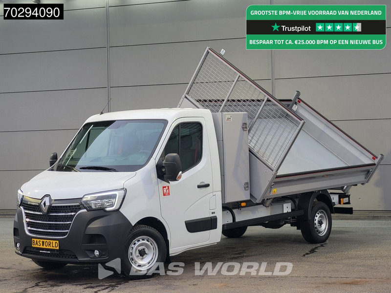 Renault Master 165PK 3 zijdige Kipper met Kist Trekhaak Airco Cruise Tipper Kieper Benne Airco Trekhaak Cruise control - Tipper van: picture 1 Renault Master 165PK 3 zijdige Kipper met Kist Trekhaak Airco Cruise Tipper Kieper Benne Airco Trekhaak Cruise control - Tipper van: picture 1
