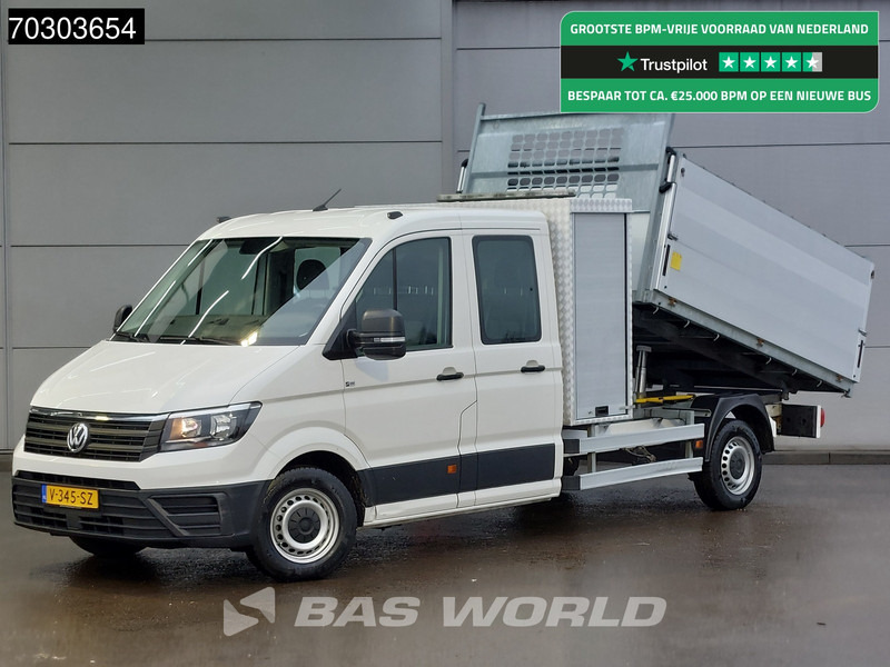 Volkswagen Crafter 140pk Dubbel Cabine Kipper Snipperbak Hoge Boorden met Kist Trekhaak Airco Cruise Euro6 Tipper Benne Kieper Airco Trekhaak Cruis - Tipper van: picture 1 Volkswagen Crafter 140pk Dubbel Cabine Kipper Snipperbak Hoge Boorden met Kist Trekhaak Airco Cruise Euro6 Tipper Benne Kieper Airco Trekhaak Cruis - Tipper van: picture 1