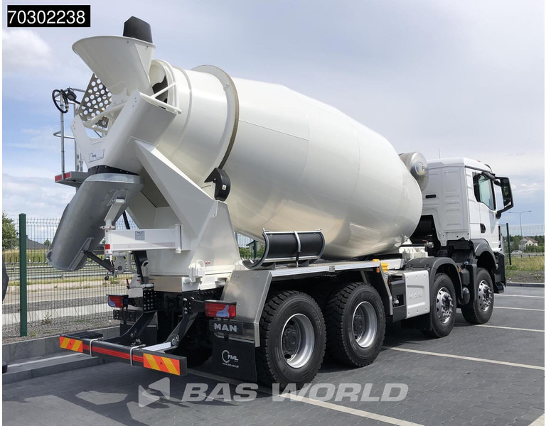 MAN TGS 41.400 8X4 10m3 FML mixer Steelsuspension Manual Airco EURO 2 - Concrete mixer truck: picture 5 MAN TGS 41.400 8X4 10m3 FML mixer Steelsuspension Manual Airco EURO 2 - Concrete mixer truck: picture 5