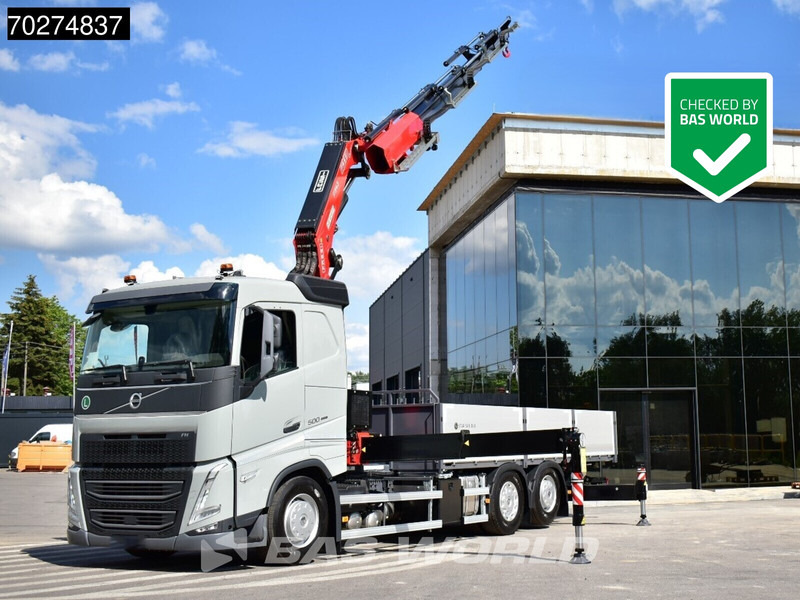 Volvo FH 500 6X2 Fassi F545RA Kran Crane VEB+ Lift-Lenkachse Euro 6 Fassi - Dropside/ Flatbed truck, Crane truck: picture 1 Volvo FH 500 6X2 Fassi F545RA Kran Crane VEB+ Lift-Lenkachse Euro 6 Fassi - Dropside/ Flatbed truck, Crane truck: picture 1