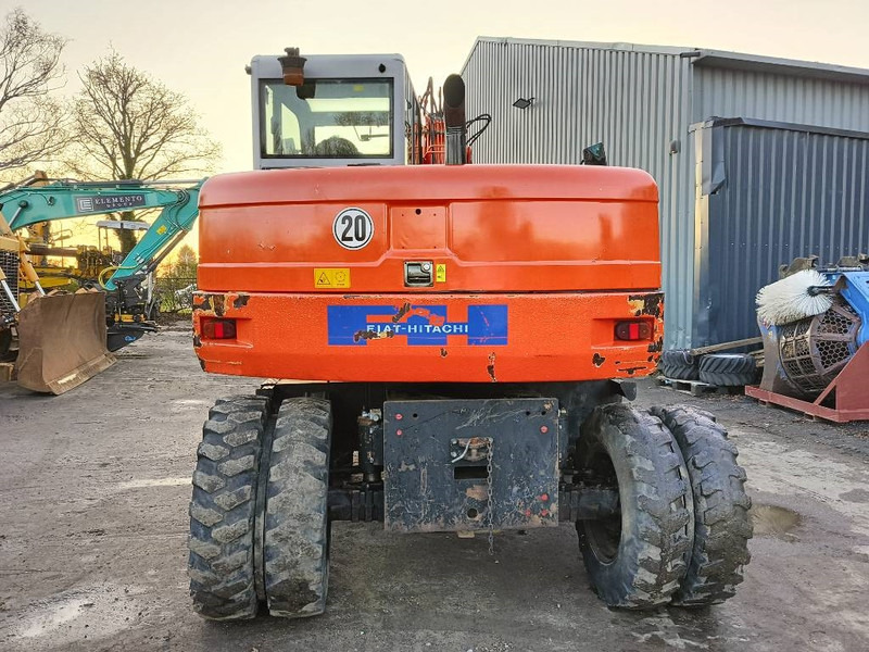 FIAT-HITACHI FH120W bandenkraan Wheel Excavator graafmachine - Wheel excavator: picture 4 FIAT-HITACHI FH120W bandenkraan Wheel Excavator graafmachine - Wheel excavator: picture 4