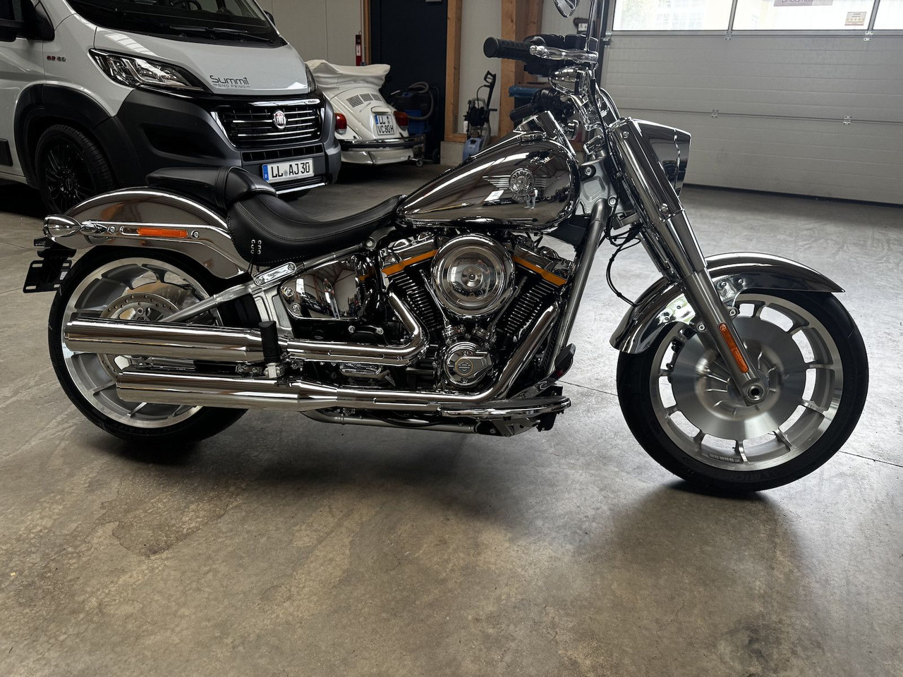 Harley-Davidson FLSTFI Fat Boy Gray Ghost 117 - Motorcycle: picture 4 Harley-Davidson FLSTFI Fat Boy Gray Ghost 117 - Motorcycle: picture 4