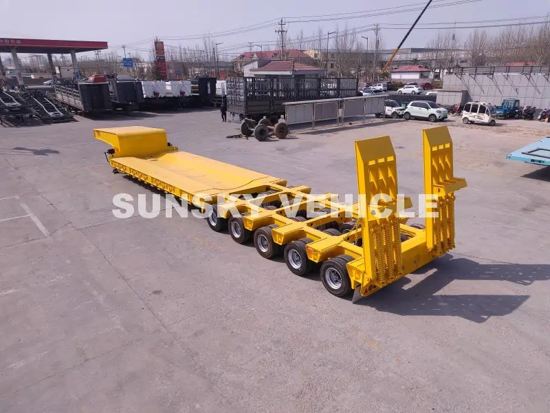 SUNSKY 100 Tons 10 Axles Lowbed trailer - Low loader semi-trailer: picture 1 SUNSKY 100 Tons 10 Axles Lowbed trailer - Low loader semi-trailer: picture 1