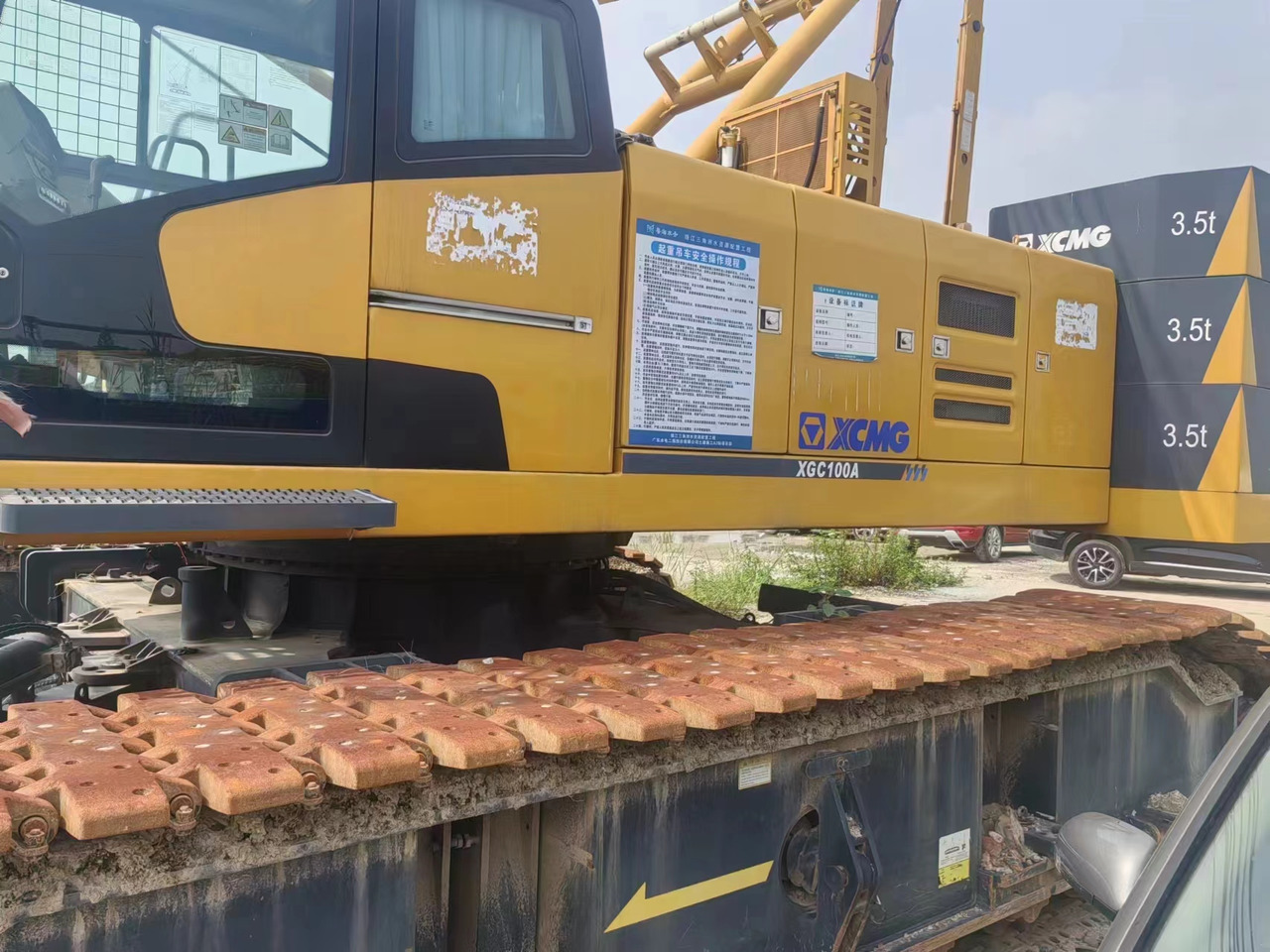XCMG Official Used 100 Ton Mobile Crane XGC100A Hydraulic Lattice Boom Crawler Crane For Sale - Crawler crane: picture 3 XCMG Official Used 100 Ton Mobile Crane XGC100A Hydraulic Lattice Boom Crawler Crane For Sale - Crawler crane: picture 3