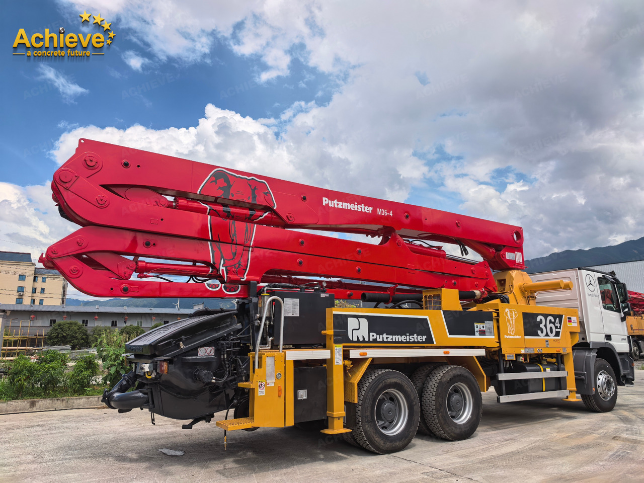 Concrete pump truck PUTZMEISTER Mercedes-Benz M36-4 2018 ACTROS 3341【ACHIEVE】TOP CONDITION!!!: picture 25 Concrete pump truck PUTZMEISTER Mercedes-Benz M36-4 2018 ACTROS 3341【ACHIEVE】TOP CONDITION!!!: picture 25
