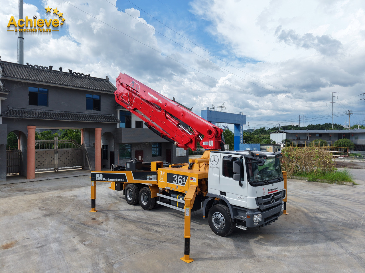 Concrete pump truck PUTZMEISTER Mercedes-Benz M36-4 2018 ACTROS 3341【ACHIEVE】TOP CONDITION!!!: picture 7 Concrete pump truck PUTZMEISTER Mercedes-Benz M36-4 2018 ACTROS 3341【ACHIEVE】TOP CONDITION!!!: picture 7