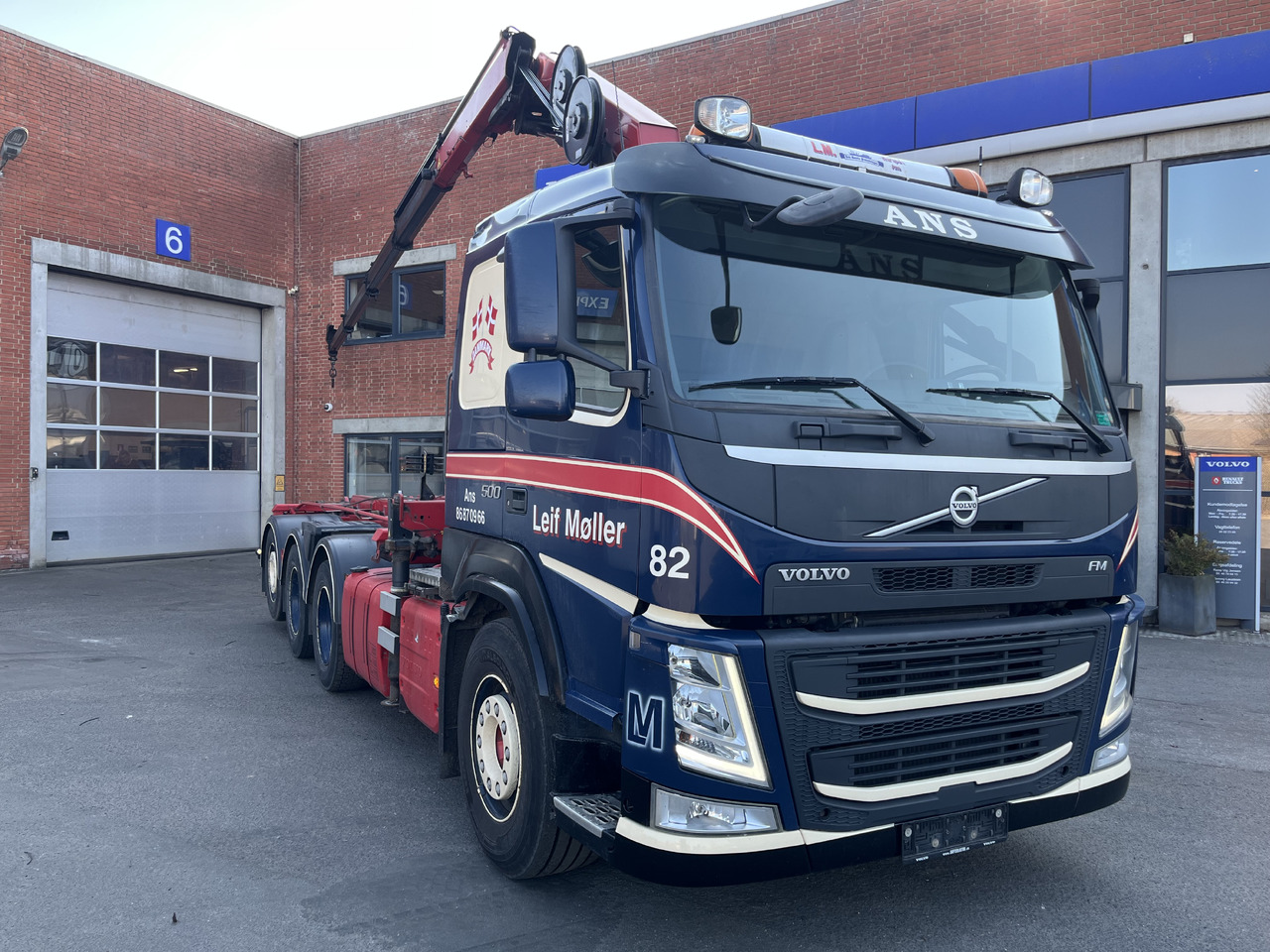 Volvo FM 500 8x4 - Cable system truck, Crane truck: picture 1 Volvo FM 500 8x4 - Cable system truck, Crane truck: picture 1