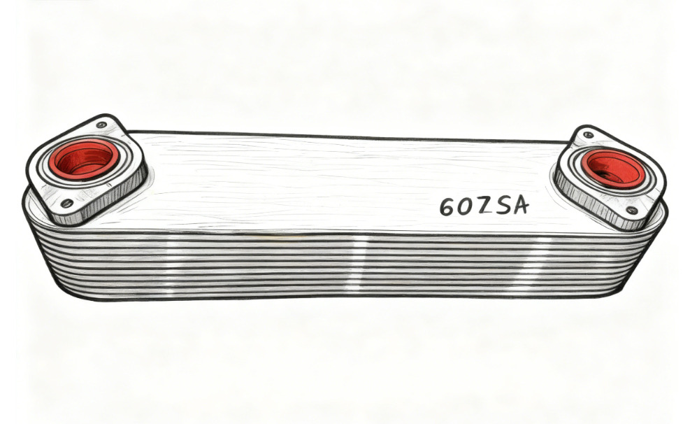 OEM Engine Cursor11 F3GFE613A B001 5801863562 HEAT EXCHANGER F5801379224 F5801463042 F5801489595 - Oil cooler for Tipper: picture 1 OEM Engine Cursor11 F3GFE613A B001 5801863562 HEAT EXCHANGER F5801379224 F5801463042 F5801489595 - Oil cooler for Tipper: picture 1