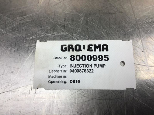 Fuel pump Bosch Fuel Injection Pump D916: picture 12