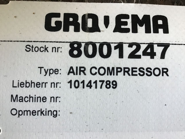 Liebherr Air Compressor - Engine and parts: picture 2 Liebherr Air Compressor - Engine and parts: picture 2