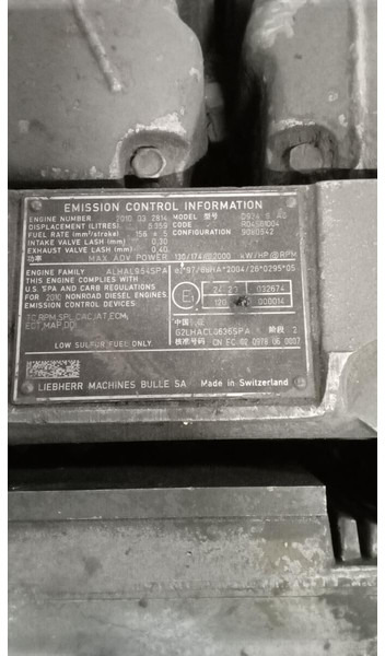 Liebherr D934 S - Engine: picture 2 Liebherr D934 S - Engine: picture 2
