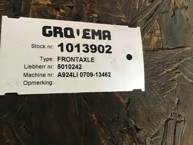 Liebherr Front Axle - Front axle: picture 3 Liebherr Front Axle - Front axle: picture 3