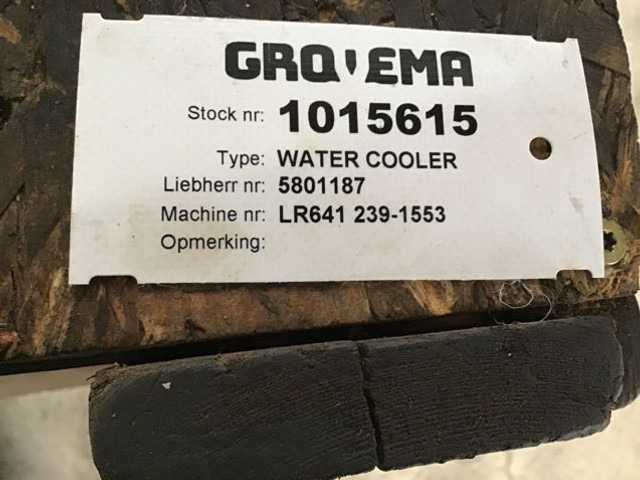 Liebherr Water Cooler - Radiator: picture 1 Liebherr Water Cooler - Radiator: picture 1