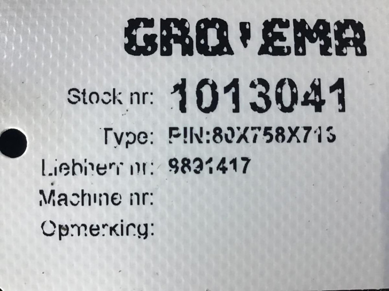 Liebherr PIN 758X713 - Spare parts: picture 3 Liebherr PIN 758X713 - Spare parts: picture 3