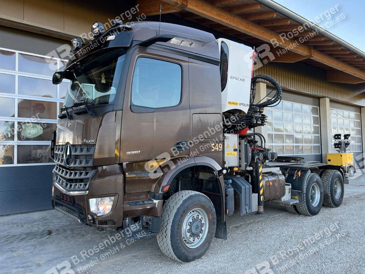 Mercedes-Benz Arocs 3351 6x6 Palfinger Epsilon S260Z96 - Logging truck, Crane truck: picture 4 Mercedes-Benz Arocs 3351 6x6 Palfinger Epsilon S260Z96 - Logging truck, Crane truck: picture 4