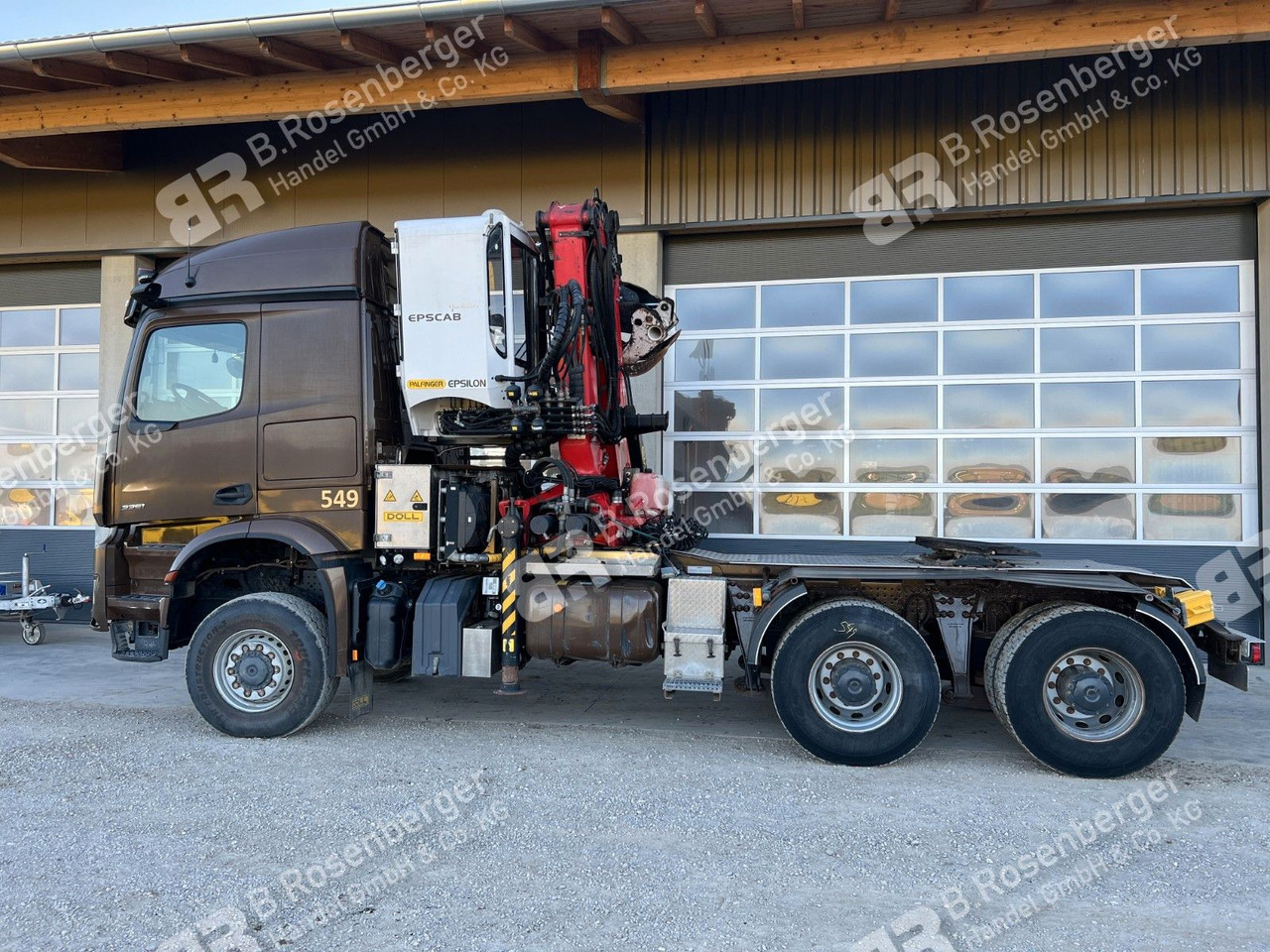 Mercedes-Benz Arocs 3351 6x6 Palfinger Epsilon S260Z96 - Logging truck, Crane truck: picture 5 Mercedes-Benz Arocs 3351 6x6 Palfinger Epsilon S260Z96 - Logging truck, Crane truck: picture 5