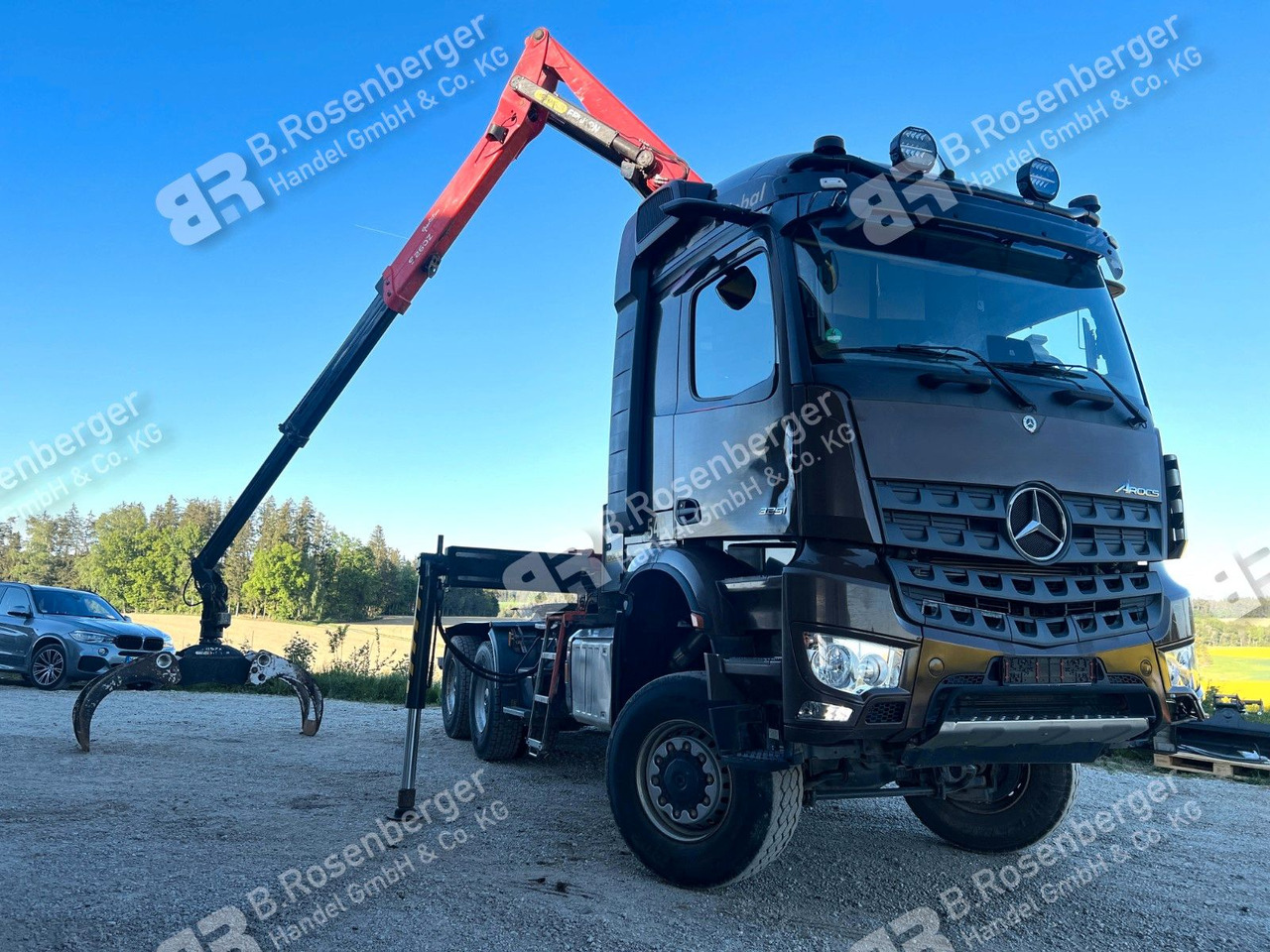 Mercedes-Benz Arocs 3351 6x6 Palfinger Epsilon S260Z96 - Logging truck, Crane truck: picture 1 Mercedes-Benz Arocs 3351 6x6 Palfinger Epsilon S260Z96 - Logging truck, Crane truck: picture 1