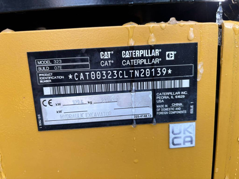 Cat 323 SLR - Excavator: picture 5 Cat 323 SLR - Excavator: picture 5