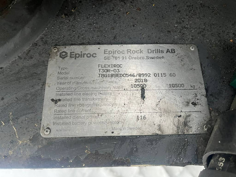 Epiroc Flexiroc T30R-03 - Drilling rig: picture 5 Epiroc Flexiroc T30R-03 - Drilling rig: picture 5