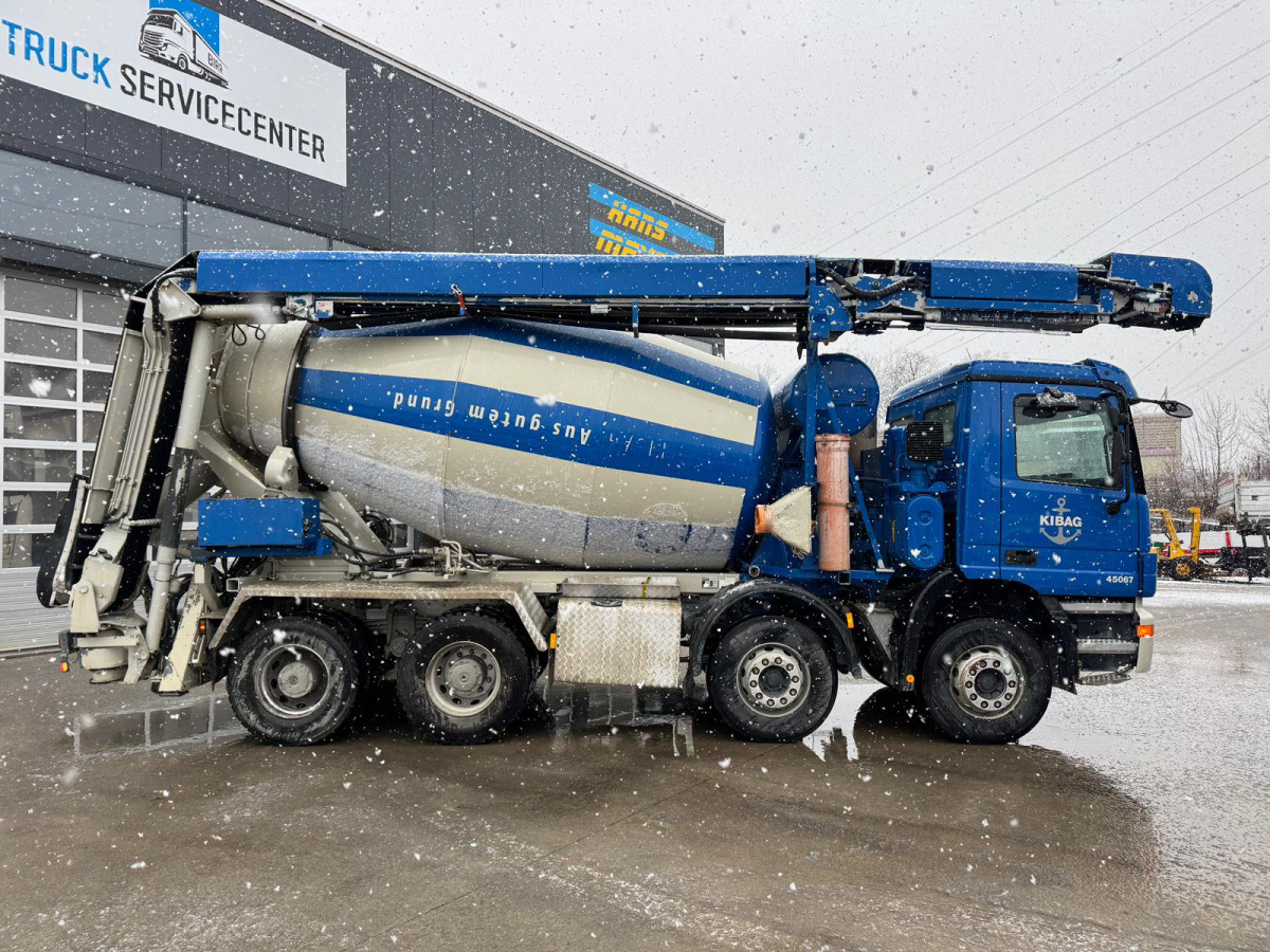 MERCEDES Actros 4148 V8 8x4 Mixer 9m3 - Concrete mixer truck: picture 4 MERCEDES Actros 4148 V8 8x4 Mixer 9m3 - Concrete mixer truck: picture 4