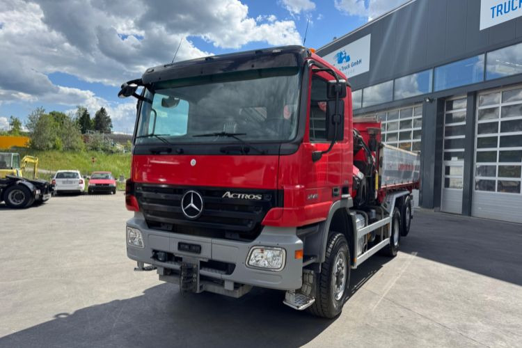 Mercedes-Benz Actros 2646 6x4/4 Fassi 275-8 Kipper - Crane truck: picture 3 Mercedes-Benz Actros 2646 6x4/4 Fassi 275-8 Kipper - Crane truck: picture 3