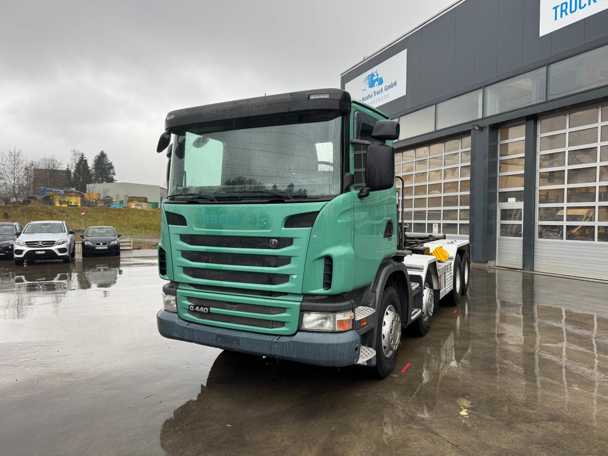 SCANIA G440 8x4 Hiab 26T - Hook lift truck: picture 1 SCANIA G440 8x4 Hiab 26T - Hook lift truck: picture 1