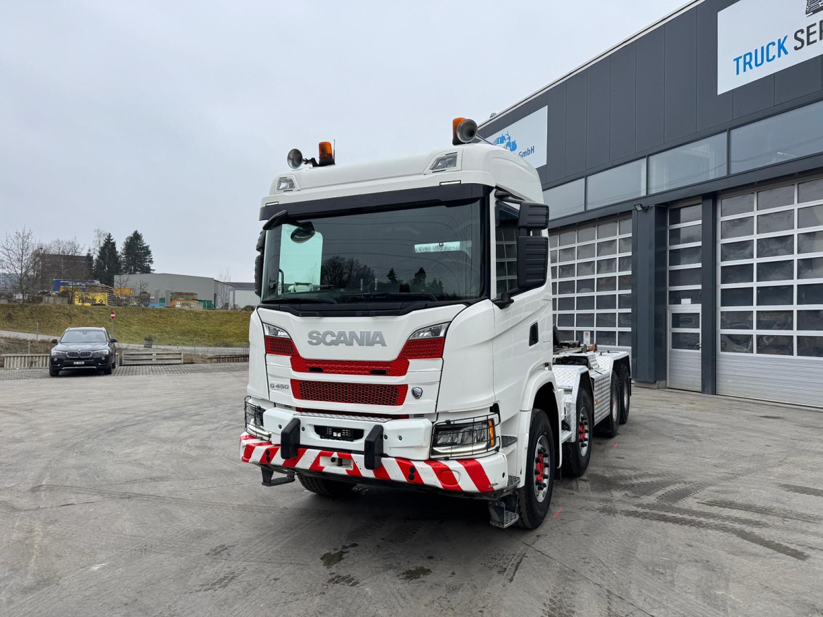 SCANIA G450 8x4 Trösch 26T - Hook lift truck: picture 1 SCANIA G450 8x4 Trösch 26T - Hook lift truck: picture 1