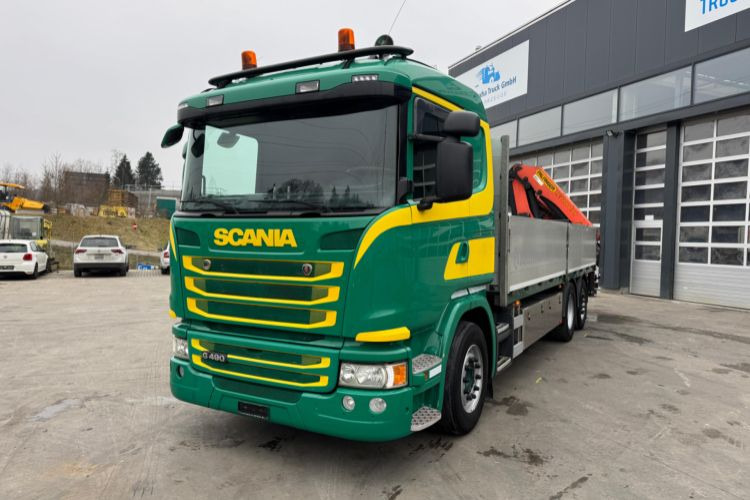 Scania G490 6x2 PK22002-4 - Crane truck, Dropside/ Flatbed truck: picture 2 Scania G490 6x2 PK22002-4 - Crane truck, Dropside/ Flatbed truck: picture 2