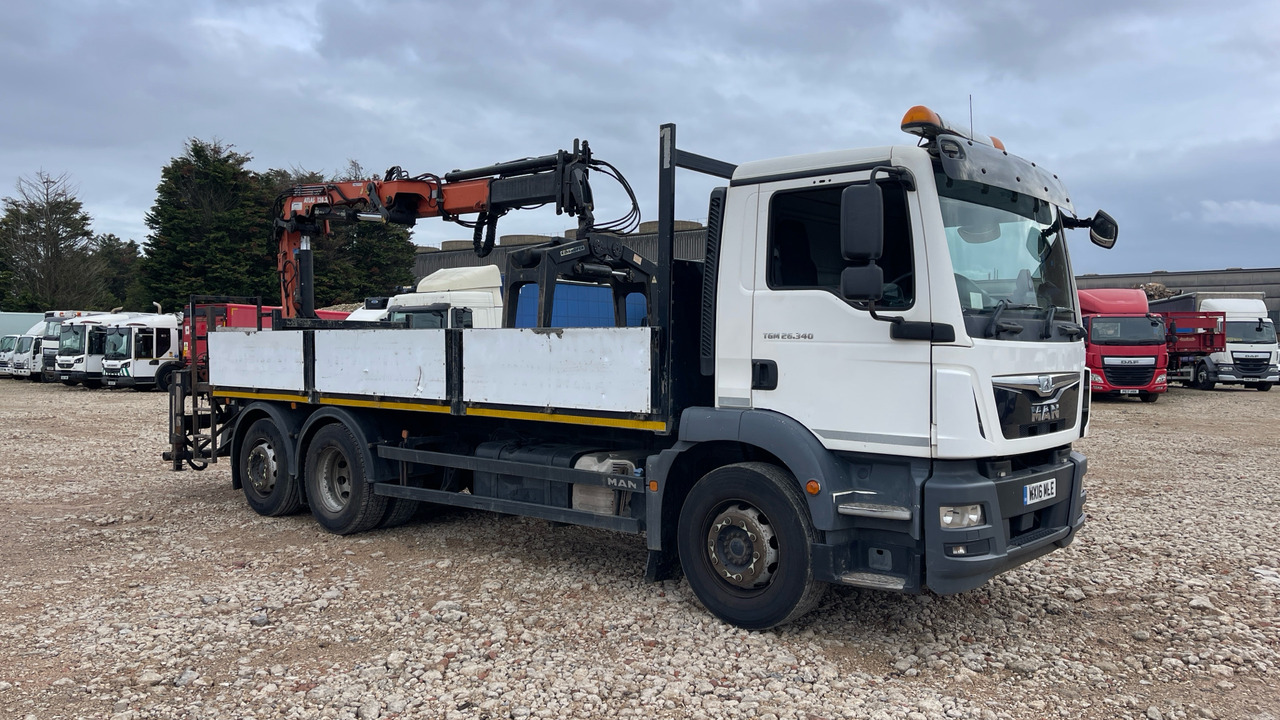 MAN TGM 26.340 - Dropside/ Flatbed truck, Crane truck: picture 1 MAN TGM 26.340 - Dropside/ Flatbed truck, Crane truck: picture 1