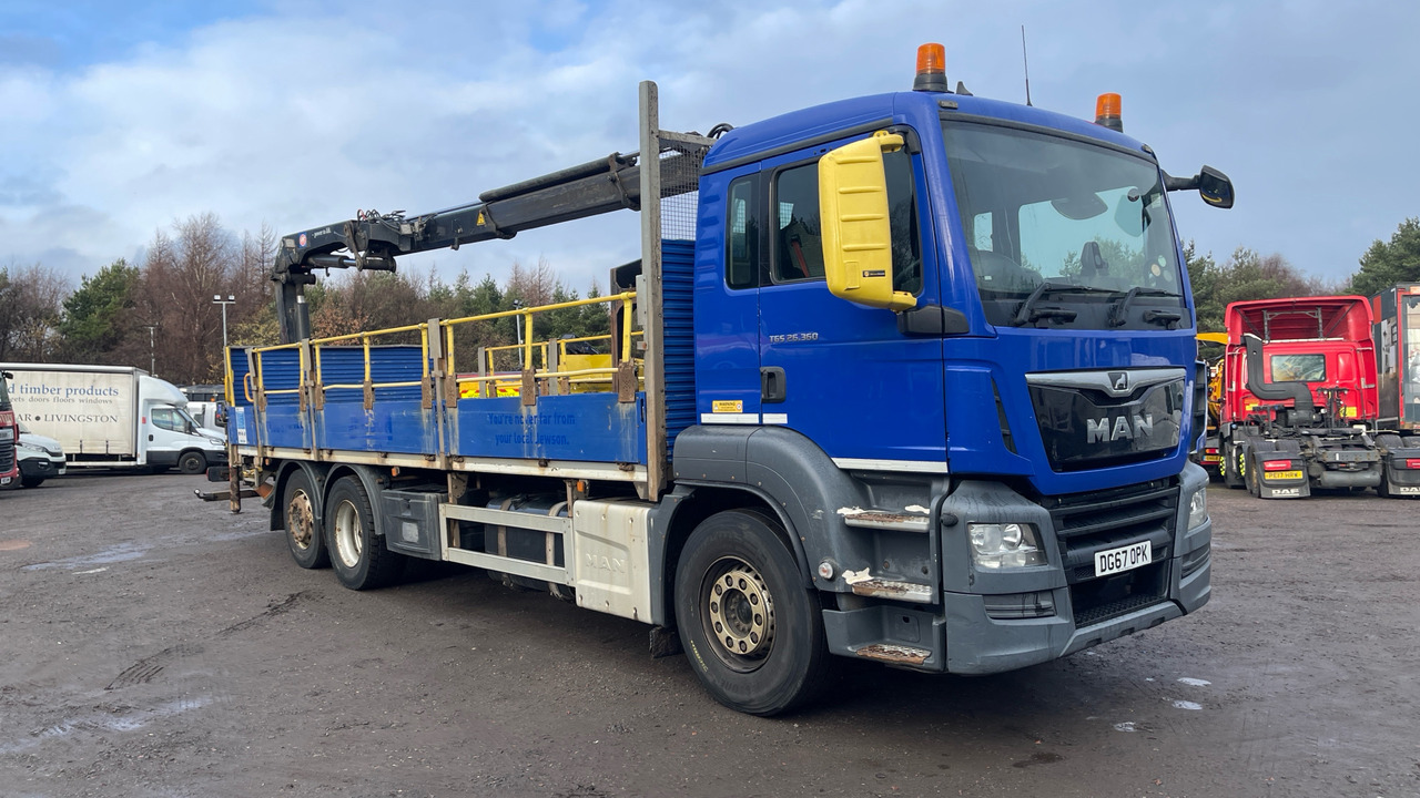 Man TGS 26.320 - Dropside/ Flatbed truck, Crane truck: picture 1 Man TGS 26.320 - Dropside/ Flatbed truck, Crane truck: picture 1
