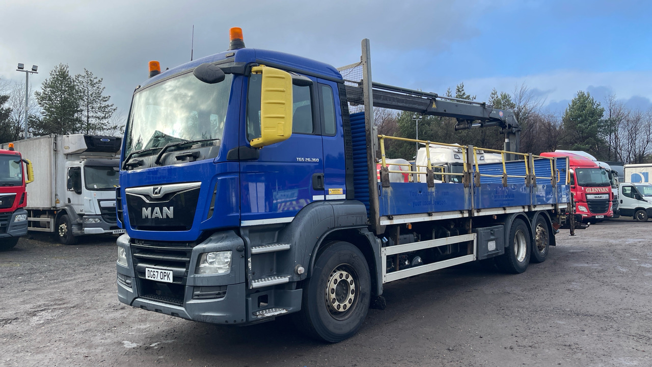 Man TGS 26.320 - Dropside/ Flatbed truck, Crane truck: picture 2 Man TGS 26.320 - Dropside/ Flatbed truck, Crane truck: picture 2