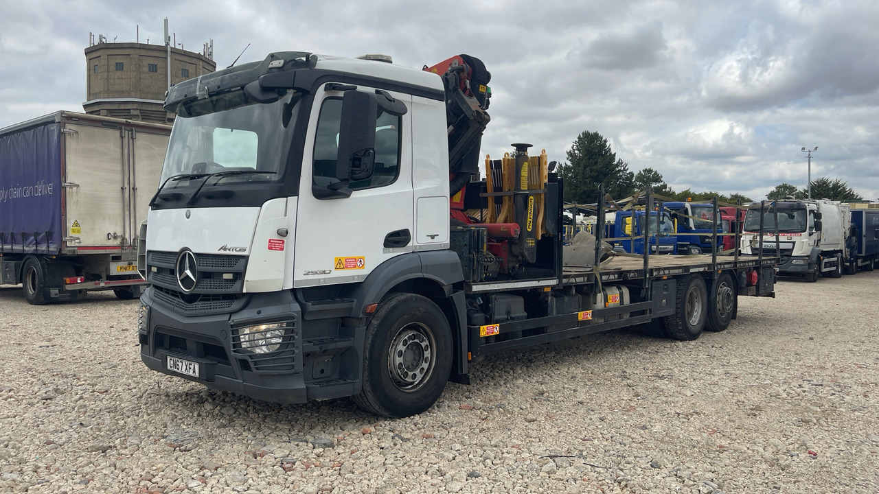 Mercedes-Benz Antos 2530 - Dropside/ Flatbed truck, Crane truck: picture 2 Mercedes-Benz Antos 2530 - Dropside/ Flatbed truck, Crane truck: picture 2