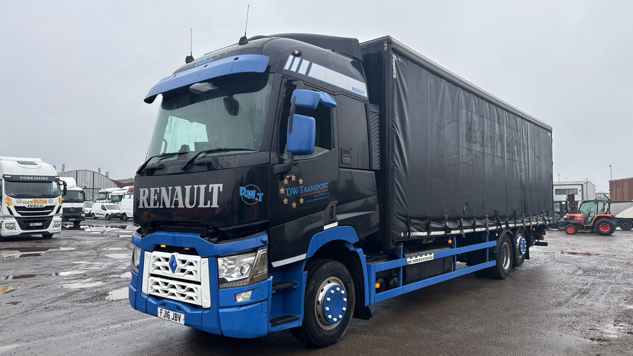RENAULT T 380 - Curtainsider truck: picture 2 RENAULT T 380 - Curtainsider truck: picture 2