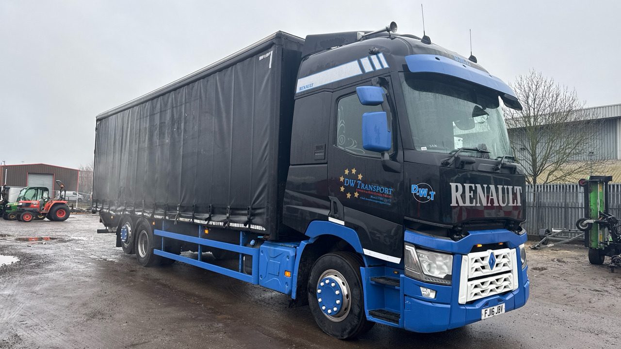 RENAULT T 380 - Curtainsider truck: picture 1 RENAULT T 380 - Curtainsider truck: picture 1