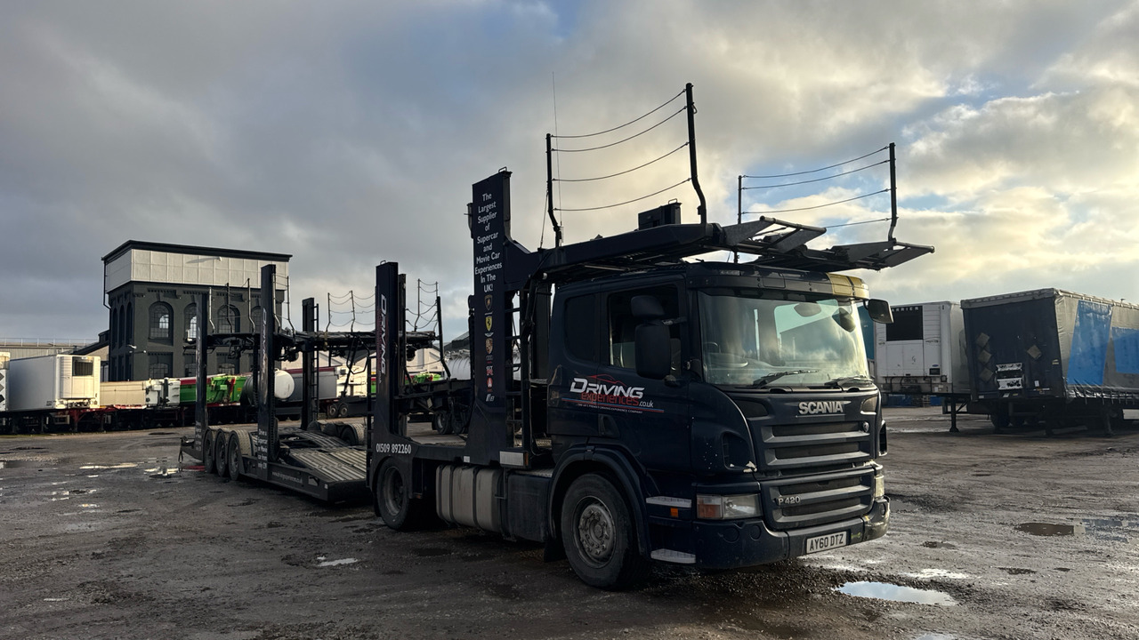 SCANIA P 420 - Autotransporter truck: picture 1 SCANIA P 420 - Autotransporter truck: picture 1
