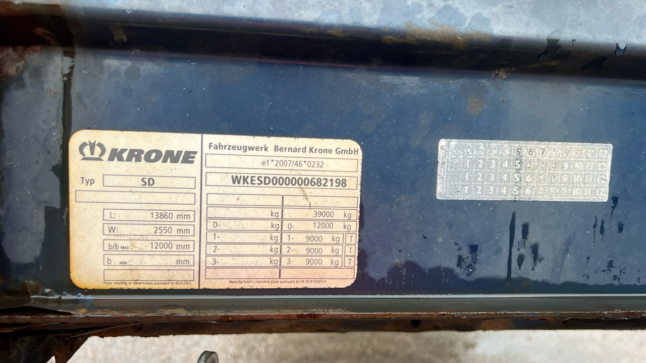 Trailer KRONE CURTAINSIDE: picture 15 Trailer KRONE CURTAINSIDE: picture 15