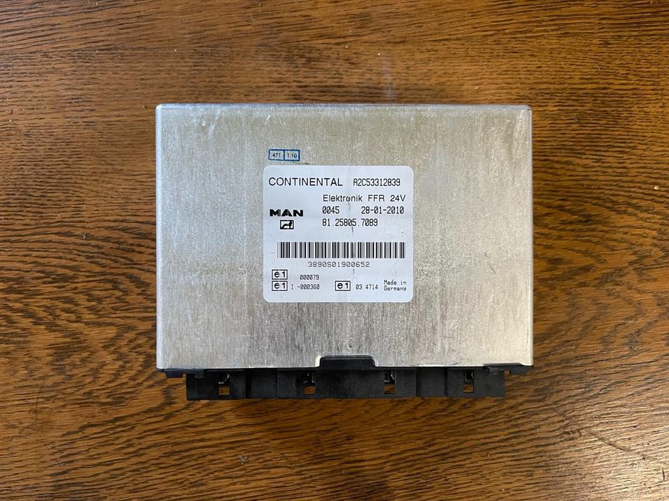 MAN CONTINENTAL VDO Elektronik FFR Steuergerät Nr 81.25805.7089 - ECU for Truck: picture 1 MAN CONTINENTAL VDO Elektronik FFR Steuergerät Nr 81.25805.7089 - ECU for Truck: picture 1
