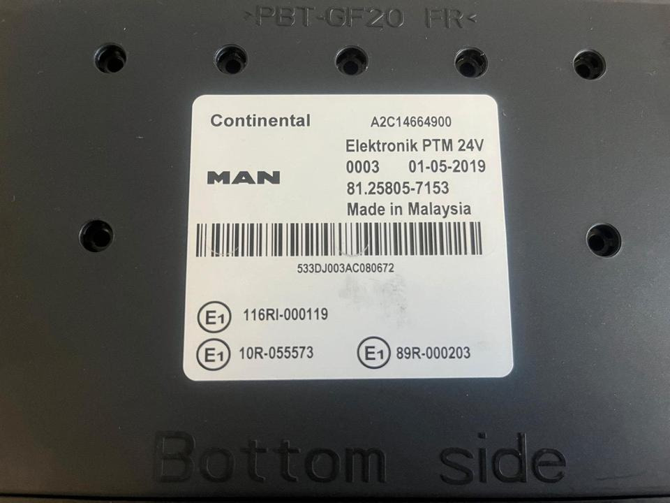 MAN Continental Elektronik PTM Steuergerät 81.25805-7153 - ECU for Truck: picture 3 MAN Continental Elektronik PTM Steuergerät 81.25805-7153 - ECU for Truck: picture 3