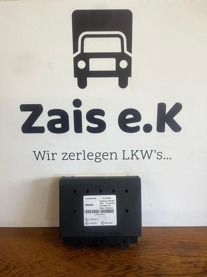 MAN Continental Elektronik PTM Steuergerät 81.25805-7153 - ECU for Truck: picture 1 MAN Continental Elektronik PTM Steuergerät 81.25805-7153 - ECU for Truck: picture 1