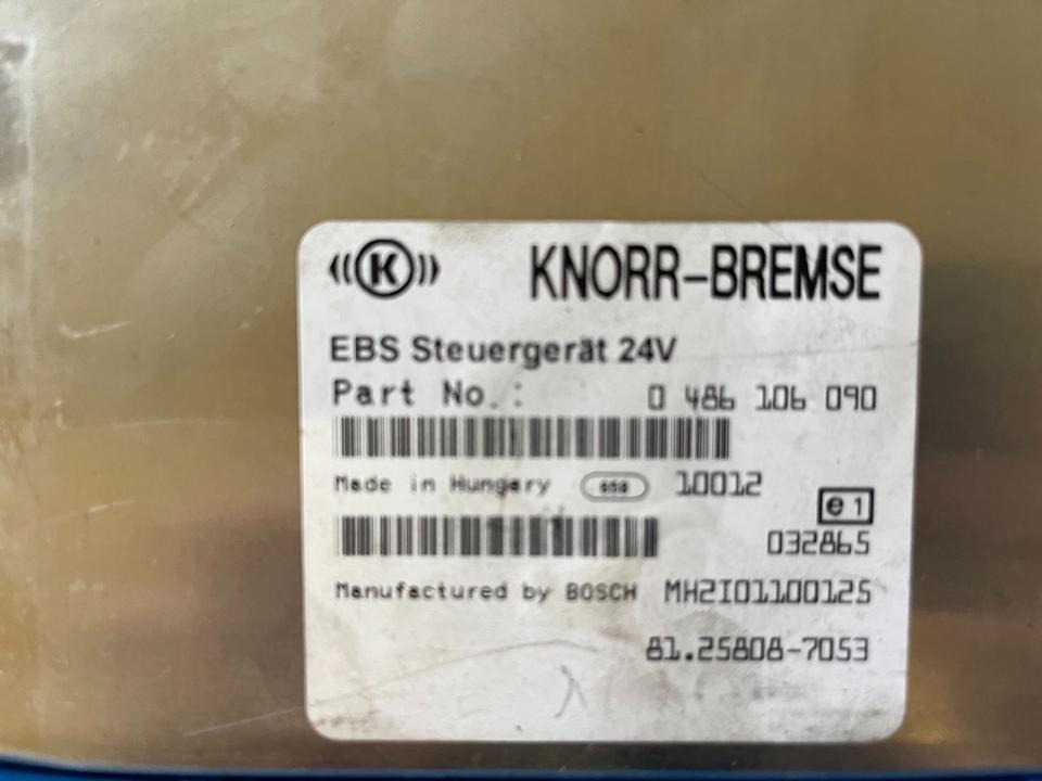 MAN TGX TGL Knorr-Bremse EBS Elektronik 81258087053 - ECU for Truck: picture 2 MAN TGX TGL Knorr-Bremse EBS Elektronik 81258087053 - ECU for Truck: picture 2