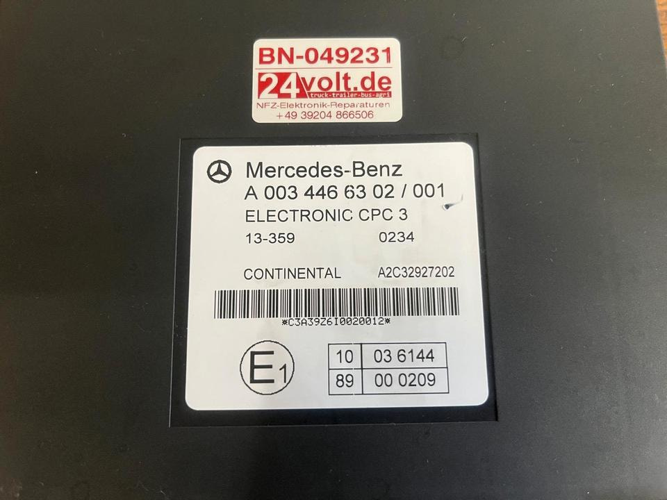 Mercedes Actros MP4 CPC 3 Steuergerät A0034466302 - ECU for Truck: picture 3 Mercedes Actros MP4 CPC 3 Steuergerät A0034466302 - ECU for Truck: picture 3