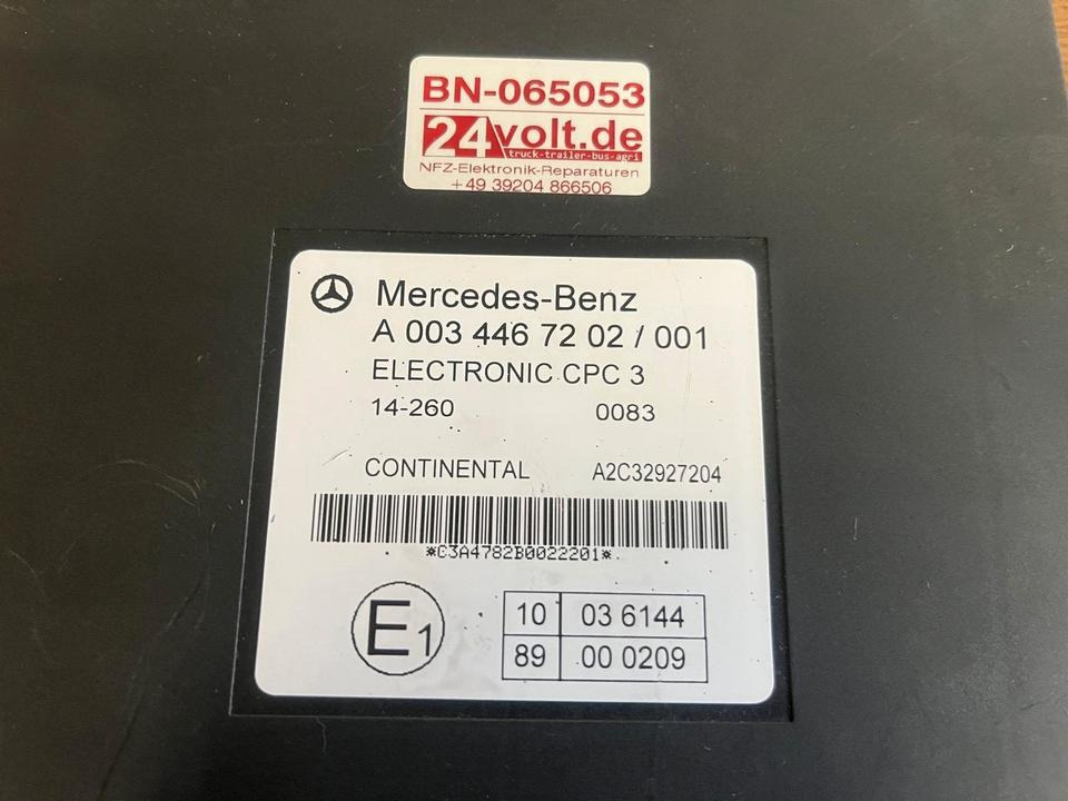 Mercedes Actros MP4 CPC 3 Steuergerät A0034467202 - ECU for Truck: picture 3 Mercedes Actros MP4 CPC 3 Steuergerät A0034467202 - ECU for Truck: picture 3
