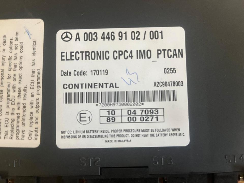 Mercedes Actros MP5 CPC4 Continental Steuergerät A0034469102 - ECU for Truck: picture 3 Mercedes Actros MP5 CPC4 Continental Steuergerät A0034469102 - ECU for Truck: picture 3