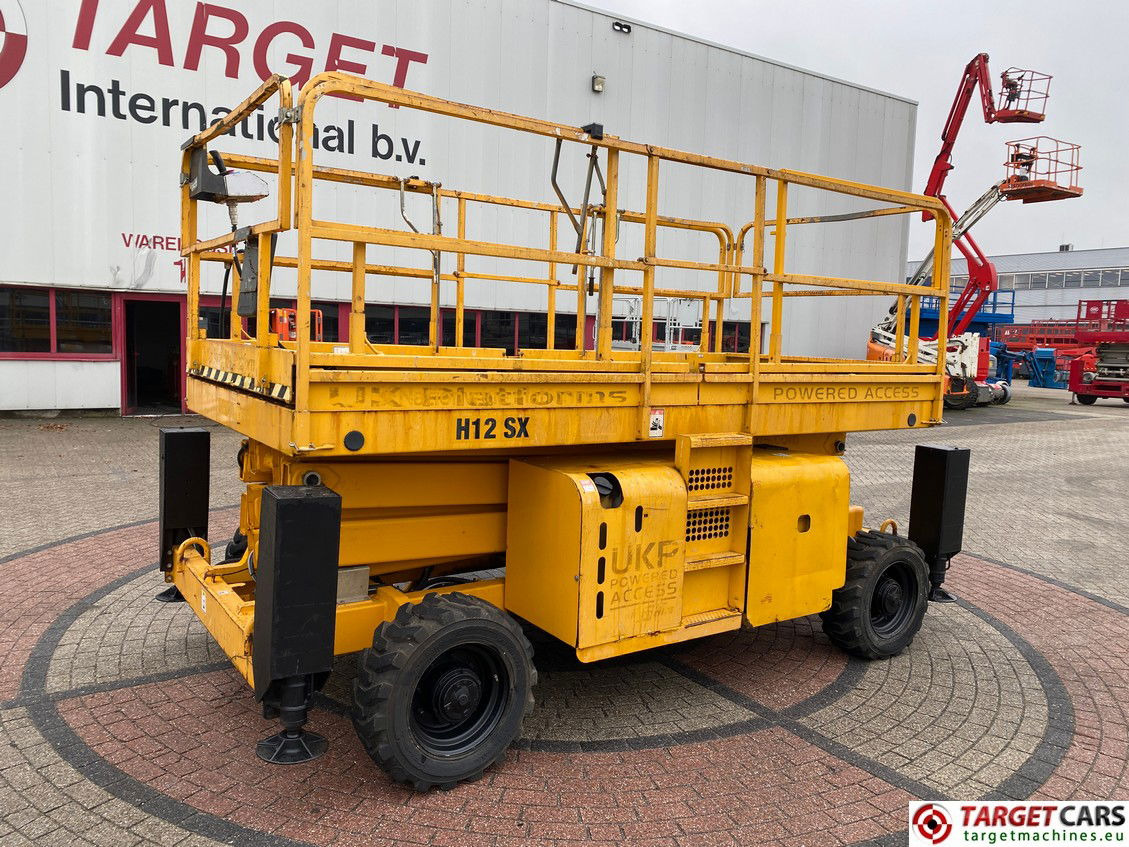 HAULOTTE H12SDX DIESEL H12SX 4x4 SCISSOR WORKLIFT 1200CM 2014 2300H JACKLEGS - Scissor lift: picture 1 HAULOTTE H12SDX DIESEL H12SX 4x4 SCISSOR WORKLIFT 1200CM 2014 2300H JACKLEGS - Scissor lift: picture 1