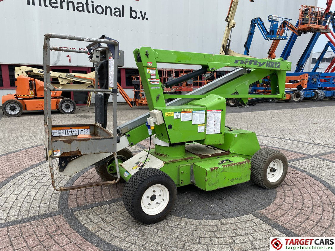 NIFTYLIFT HR12NDE MK1B NIFTY ARTICULATED BI-FUEL HYBRID BOOM WORKLIFT 2018 1220CM 12-38351 - Articulated boom: picture 1 NIFTYLIFT HR12NDE MK1B NIFTY ARTICULATED BI-FUEL HYBRID BOOM WORKLIFT 2018 1220CM 12-38351 - Articulated boom: picture 1