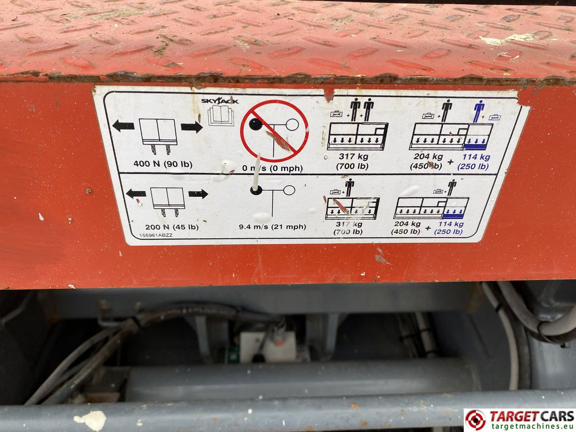 Scissor lift SKYJACK SJIII-4632 ELECTRIC SJ-4632 SCISSOR WORK LIFT 2018 70038866 212HRS 1170CM: picture 28