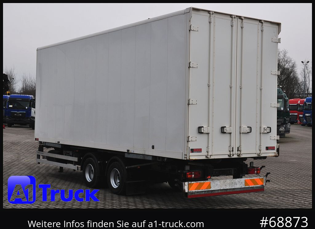 Closed box trailer ACKERMANN 2 achs Koffer Wechselaufbau, Moebel, Lichtband: picture 11