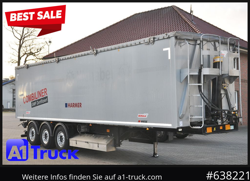 BENALU Kombiliner Gülle Tank + Kipper fest34m³ flüssig 26m³, Tüv neu, - Tank semi-trailer: picture 1 BENALU Kombiliner Gülle Tank + Kipper fest34m³ flüssig 26m³, Tüv neu, - Tank semi-trailer: picture 1