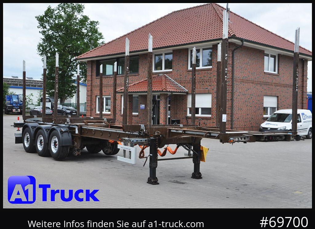 DOLL H3L-14XL Holz Tele, Lenkachse 275 tkm. - Logging semi-trailer: picture 1 DOLL H3L-14XL Holz Tele, Lenkachse 275 tkm. - Logging semi-trailer: picture 1