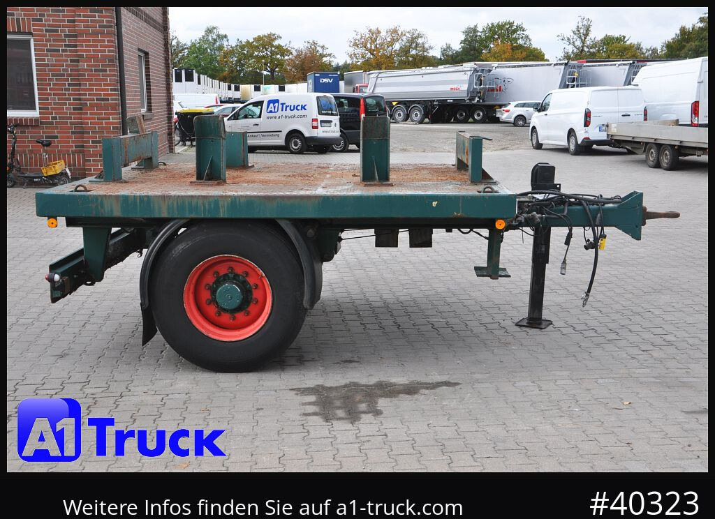 Dropside/ Flatbed trailer GOLDHOFER Ballast Anh. Obermaier TFB 100: picture 8